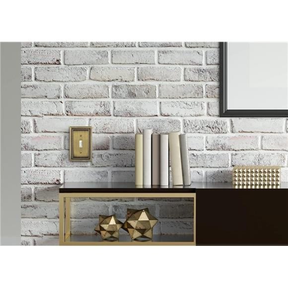 Sunken Pearls Decorative Wall Plate Switch Plate Outlet Cover(Single Toggle,2PK) - Picture 5 of 7